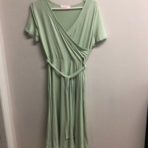 Wrap front Dress